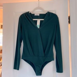 NWT Kaileigh Body Suit, Forest Green, Size Small